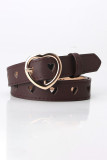 Heart Shape PU Leather Belt 