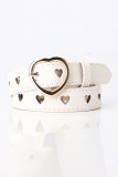 Heart Shape PU Leather Belt 