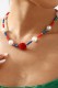 Retro Rose Independence Day Beads Necklace MOQ 5pcs