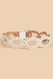 PU Leather Rivet Belt 