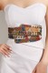 Western Vintage Colorblock Rivet Belt 