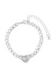 Heart Pendant Bracelet and Necklace MOQ 5pcs