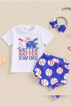 Girls Baseball Theme 3PCS Set