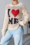 I Love ME Knit Pullover Sweater