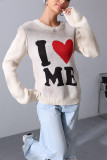 I Love ME Knit Pullover Sweater
