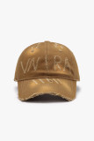 Embroidery Ripped Baseball Cap
