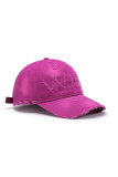 Embroidery Ripped Baseball Cap