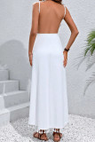 Tassel Spaghetti Split Dress 