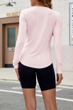 Plain Crew Neck Sunproof Long Sleeves Top