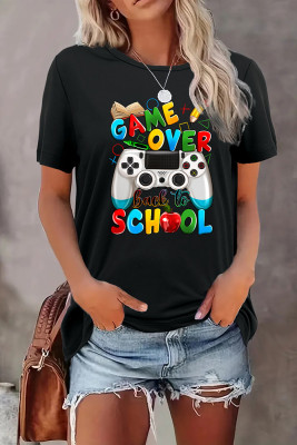 Game Over Back To School Graphic Top