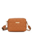 Love Strap Heart Quilted PU Crossbody Bag MOQ 3pcs