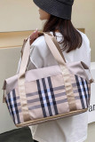 Colorblock Stripes Large Travel Bag 