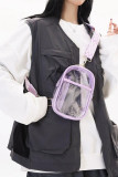 PVC Transparent Crossbody Chest Bag 