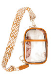 PVC Transparent Crossbody Chest Bag 