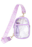 PVC Transparent Crossbody Chest Bag 