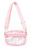 Aztec Strap PVC Clear Crossbody Bag MOQ 3pcs