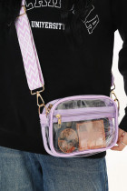 Aztec Strap PVC Clear Crossbody Bag MOQ 3pcs