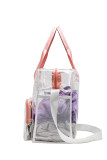 Big Capacity Clear PVC Hand Bag MOQ 3pcs