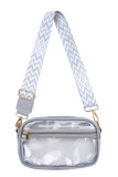 Aztec Strap PVC Clear Crossbody Bag MOQ 3pcs