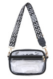 Aztec Strap PVC Clear Crossbody Bag MOQ 3pcs
