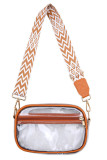 Aztec Strap PVC Clear Crossbody Bag MOQ 3pcs