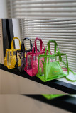 Clear PVC Crossbody Tote Bag MOQ 3pcs