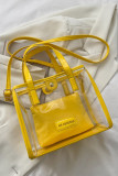 Clear PVC Crossbody Tote Bag MOQ 3pcs