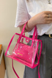 Clear PVC Crossbody Tote Bag MOQ 3pcs