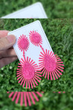 Plain Bohemian Woven Earrings MOQ 5pcs