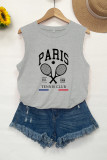 Paris Tennis Club Graphic Tank Top