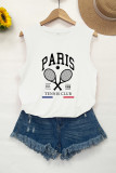 Paris Tennis Club Graphic Tank Top