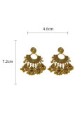 Boho Golden Tassel Earrings 