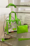 Clear PVC Crossbody Tote Bag MOQ 3pcs