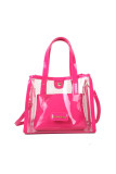 Clear PVC Crossbody Tote Bag MOQ 3pcs