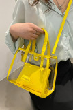 Clear PVC Crossbody Tote Bag MOQ 3pcs