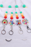 Teacher Life Beads Keychain MOQ 5pcs