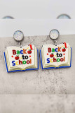 Back To School Theme Earrings 