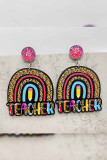 Back To School Theme Earrings 