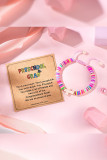 Muticolor Clay Cord Bracelet MOQ 5pcs