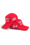 Red Make America Great Again Baseball Hat MOQ 3pcs