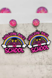 Back To School Theme Earrings 