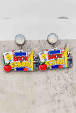 Back To School Theme Earrings 