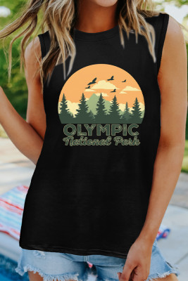 Olympic National Park Print Tank Top