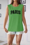 Paris Graphic Print Tank Top