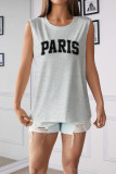 Paris Graphic Print Tank Top