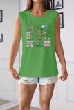 Paris Illustrations Print Tank Top