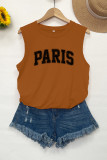 Paris Graphic Print Tank Top