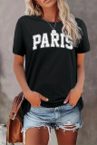 Paris Print Graphic Top