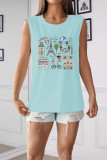 Paris Illustrations Print Tank Top