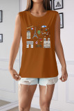 Paris Illustrations Print Tank Top